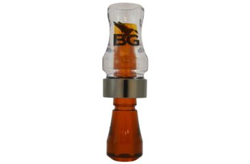 Image of Buck Gardner Double Cross Short Barrel Double Reed, Polycarbonate, Clear/Bourbon DN3PC-C/BRB