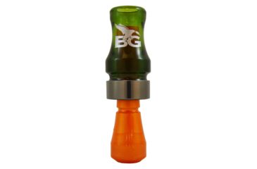 Image of Buck Gardner Double Cross Short Barrel Double Reed, Polycarbonate, Camo Green/Orange Pearl DN3PC-CG/OP