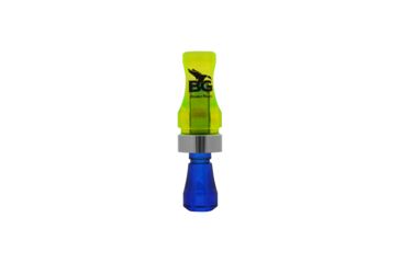 Image of Buck Gardner Double Nasty SpitTech Double Reed, Polycarbonate, Fluorescent Green/Blue DNP-FG/BLU