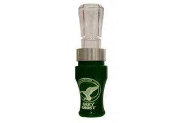 Image of Buck Gardner Grey Ghost Goose Call, Acrylic/Poly, Mallard Green/Smoke, ACP-GG-MG/S