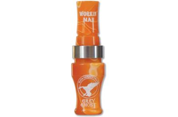 Image of Buck Gardner Grey Ghost Goose Call, Acrylic/Poly, Swirl Orange Pearl/Smoke, ACP-GG-SWOPW/S