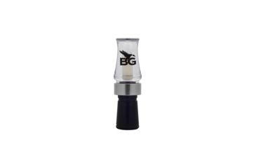 Image of Buck Gardner Mallard Hammer, Cajun-Style Double Reed, Clear/Black MH-C/BLK