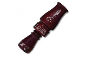 Image of Buck Gardner Slampiece Single Reed, Acrylic, Black Cherry Pearl, SP-BCP/BCP-SB