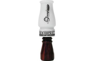 Image of Buck Gardner Slampiece Single Reed, Acrylic, Ivory/Black Cherry Pearl, SP-IV/BCP-SB
