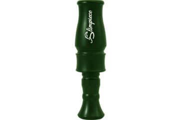 Image of Buck Gardner Slimpiece Single Reed, Acrylic, Mallard Green SLP1-MG