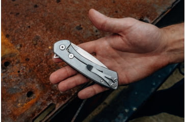 Image of Buck Knives 040 Onset Folding Knife, 3 3/8in, S45VN, Drop Point, Stainless, Black, 4.78, 0040BKS