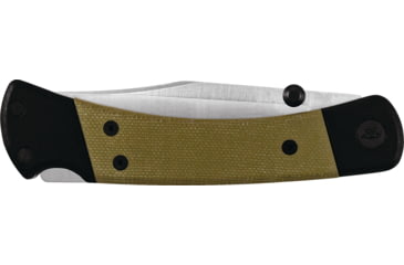 Image of Buck Knives 110 Hunter Sport Folding Knife, 3.75 in, S30V Stainless Steel, Clip Point Blade, Satin, Micarta Handle, 0110GRS5B/13294
