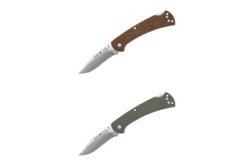 Image of Buck Knives 112 Slim Pro 3in Folding Knife, Brown, Olive Drab Green