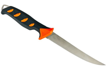 Image of Buck Knives 144 Hookset Fixed Blade Knives, 6in, 5Cr15MoV Steel, Straight, Fillet Shape, Orange/Gray Freshwater, Nylon Handle, 0144ORSB/13269