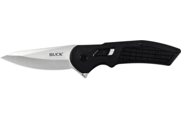 Image of Buck Knives 262 Hexam Assist Knife, 3.33in, 7Cr Stainless Steel, Straight, Aluminum, Satin, Gray, 0262GYSB/13241