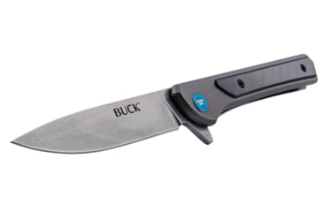 Image of Buck Knives 264 Cavalier Knife, 3.6in, 7Cr Stainless Steel, Straight, Aluminum, Satin, 0264GYSB/13245