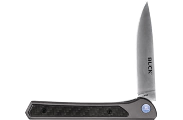 Image of Buck Knives 264 Cavalier Knife, 3.6in, 7Cr Stainless Steel, Straight, Aluminum, Satin, 0264GYSB/13245