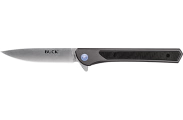 Image of Buck Knives 264 Cavalier Knife, 3.6in, 7Cr Stainless Steel, Straight, Aluminum, Satin, 0264GYSB/13245