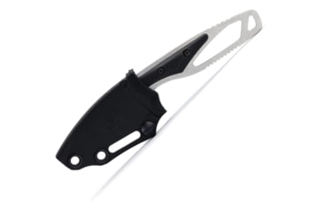 Image of Buck Knives 630 Paklite 2.0 Hide Fixed Blade Knife, 2.75in, 6.75in Overall, Stonewash 420HC Stainless Blade, Drop Point Blade, Black GFN Handle, Black Polypropylene Belt Sheath, 13496