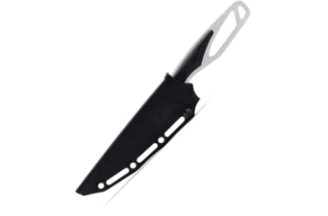 Image of Buck Knives 636 Paklite 2.0 Processor Knife, 9.5in Overall, 5.75in Stonewash 420HC Stainless Steel Blade, Black GFN Handle, Black Polypropylene Belt Sheath, 13511