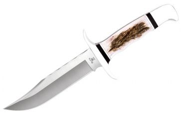 Image of Buck Knives 640 XL Fixed Blade Knife, 6 5/8in 440C Steel with Custom Filework Blade 0640EKSLE