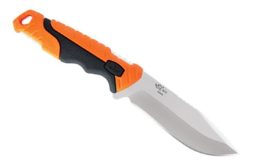 Image of Buck Knives 658 Pursuit Pro Small Knife, 3.75in S35VN Satin Drop Point, Versaflex Orange/Black Handle, 12753