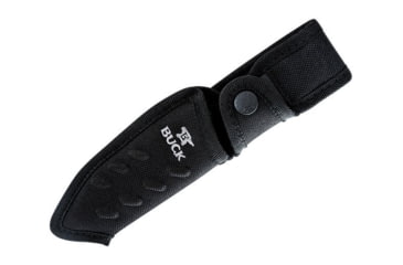 Image of Buck Knives 658 Pursuit Pro Small Knife, 3.75in S35VN Satin Drop Point, Versaflex Orange/Black Handle, 12753