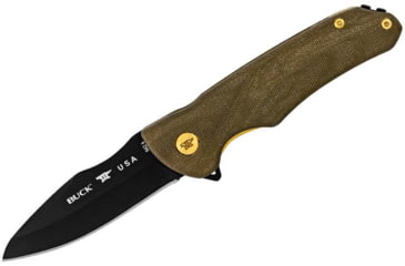 Image of Buck Knives 842 Sprint OPS Pro 2022 Legacy Collection Knife, 3.125in, S45VN, Straight, Micarta, Cerakote, 0842GRSLEB/13339