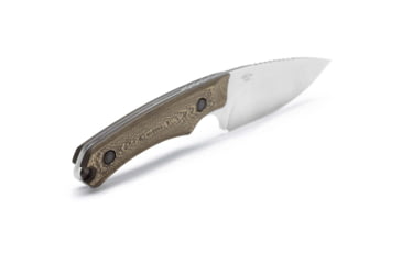 Image of Buck Knives Alpha Hunter Richlite Knife, 8.13in Overall, 3.63in, S35VN, Satin Drop Point Blade, Richlite Handle, Leather Sheath, 13465
