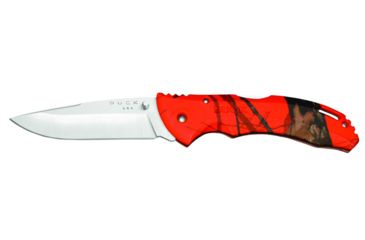 Image of Buck Knives Bantam BHW Folding Knife, Mossy Oak Orange Blaze Camo Handle 0286CMS9