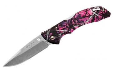 Image of Buck Knives Bantam BLW Folding Knife, 3 1/8in 420HC Stainless Steel Blade, Muddy Girl Camo 0285CMS31