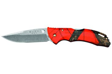 Image of Buck Knives Bantam BLW Folding Knife, Mossy Oak Orange Blaze Camo Handle 0285CMS9