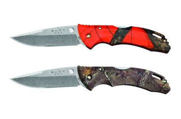 Image of Buck Knives Bantam Folding Knife, Mossy Oak/Orange Blaze, Realtree Xtra Camo