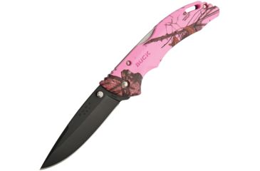 Image of Buck Knives BHW Bantam Pink Camo Folding Knife,3.5in,420HC Steel,Drop Point,Pink Camo,ETP Handle BU10593