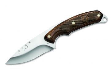 Image of Buck Knives Boone and Crockett Alpha Hunter Fixed Blade Knife, Heritage Walnut Handle 0694WASBC