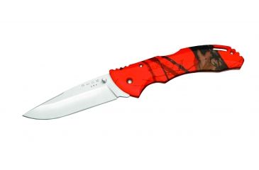 Image of Buck Knives Bantam BHW Folding Knife, Mossy Oak Orange Blaze Camo Handle 0286CMS9