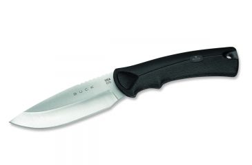 Image of Buck Knives BuckLite MAX Large Fixed Blade Knife, Drop Point Blade, Black Handle 0679BKS