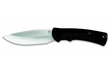 Image of Buck Knives BuckLite MAX Large Fixed Blade Knife, Drop Point Blade, Black Handle 0679BKS