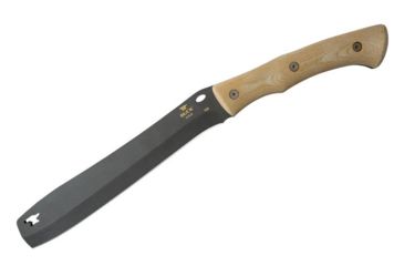Image of Buck Knives Compadre Froe Fixed Blade Knife, 9.5in, 5160 Steel, Natural Canvas Micarta Handle 0108BRS1