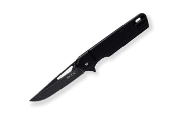 Image of Buck Knives Infusion Linerlock A/O Assisted Opening Folding Knife, 3.25 in, Stainless Steel, Modified Tanto, G10, Black, 0239BKSB/13543