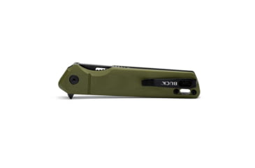 Image of Buck Knives Infusion Linerlock Assisted Opening Folding Knife, 3.25 in, Stainless Steel, Modified Tanto, G10, OD Green, 0239GRSB/13541