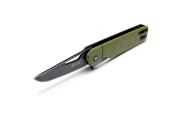 Image of Buck Knives Infusion Linerlock Assisted Opening Folding Knife, 3.25 in, Stainless Steel, Modified Tanto, G10, OD Green, 0239GRSB/13541