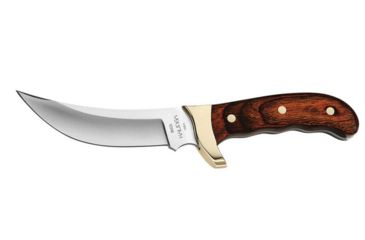 Image of Buck Knives Kalinga, Rosewood Handle, Plain, Leather Sheath, NO 401RWS