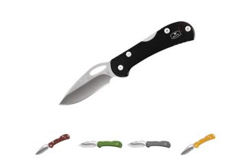 Image of Buck Knives Mini SpitFire Folding Knife, Black, Brown, Green, Grey, Yellow