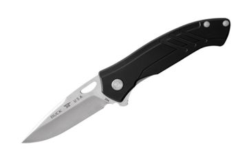 Image of Buck Knives Momentum Folding Knife, 3.125in, S30V steel, Graphite Black Cerakote Coated 6061-T6 Aluminum Handle 0294BKS1