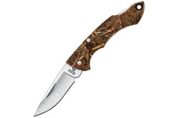 Image of Buck Knives Nano Bantam Muddy Water Folding Knife,1.875in,Stainless Steel,Standard Edge,Camo,Glass Reinforced Nylon Handle BU283CMS32