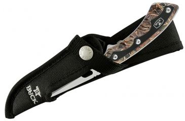 Image of Buck Knives Open Season Bird/Trout Heavy Duty Polyester Sheath, Black 0538-15-BK