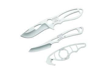 Image of Buck Knives Paklite Field Master Kit, Satin Finish, 420Hc Stainless Steel Blade, Realtree Xtra Green Camo Sheath, 0141SSSVP2