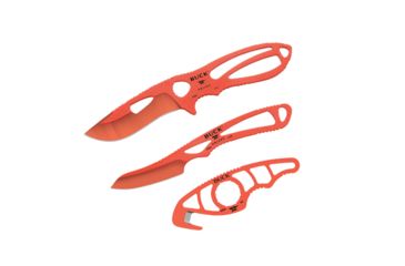 Image of Buck Knives Paklite Field Master Kit, w/Orange Traction Coating, Mossy Oak, Satin Finish, 420Hc Stainless Steel Blade, 0141ORSVP1
