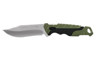 Image of Buck Knives Pursuit Fixed Blade Knife, Green/Black Handle, Small 0658GRS