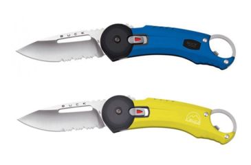 Image of Buck Knives Redpoint Folding Knife, Blue, Yellow