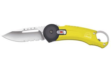 Image of Buck Knives Redpoint Folding Knife, Yellow, Clam, 0750YWX3054