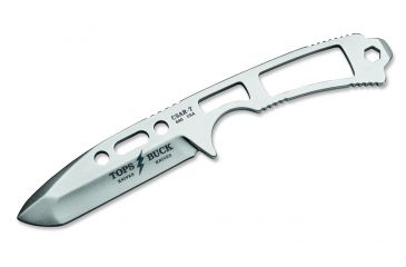 Image of Buck Knives TOPS/Buck CSAR-T Liaison Fixed Blade Knife, Stainless Steel Handle, 0680SSS