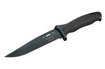 Image of Buck Knives Tops Nighthawk Fixed Blade Knife, 6.5 Inch Blade, Black Oxide With Black Handle And Nylon Sheath, 0650BKSTP