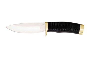 Image of Buck Knives Vanguard Fixed Blade Knife, Black Rubber Handle, 0692BKS